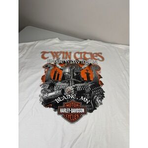 Mens Harley Davidson Motorcycles Twin Cities MN. T-Shirt Size XXL Pocket